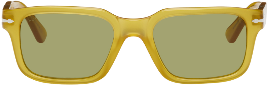 Ssense Uomo Accessori Occhiali da sole Yellow Square Sunglasses 