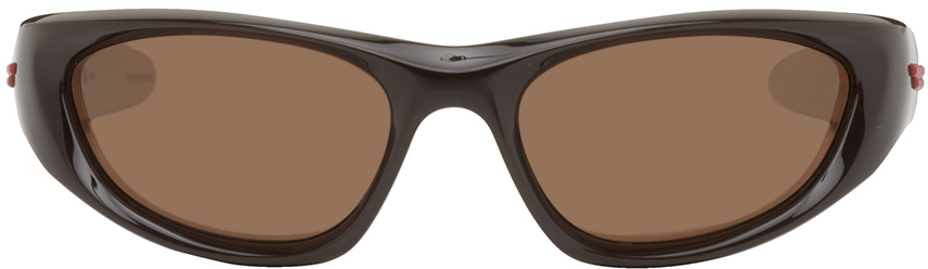 Bottega Veneta ‘Cangi Wraparound’ Sunglasses Women's Brown | Vitkac
