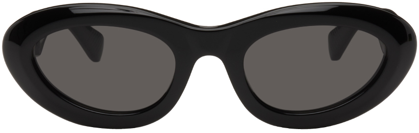Bottega Veneta Black Bombe Sunglasses