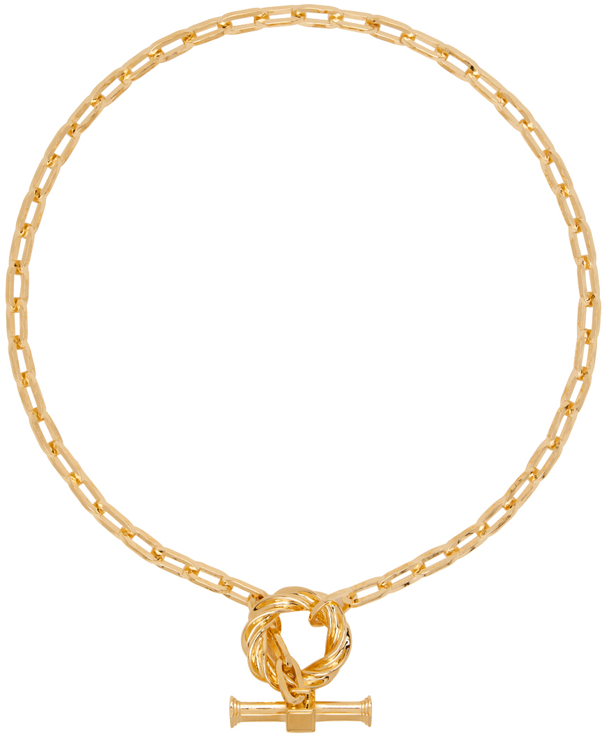 BOTTEGA VENETA GOLD CHAIN NECKLACE