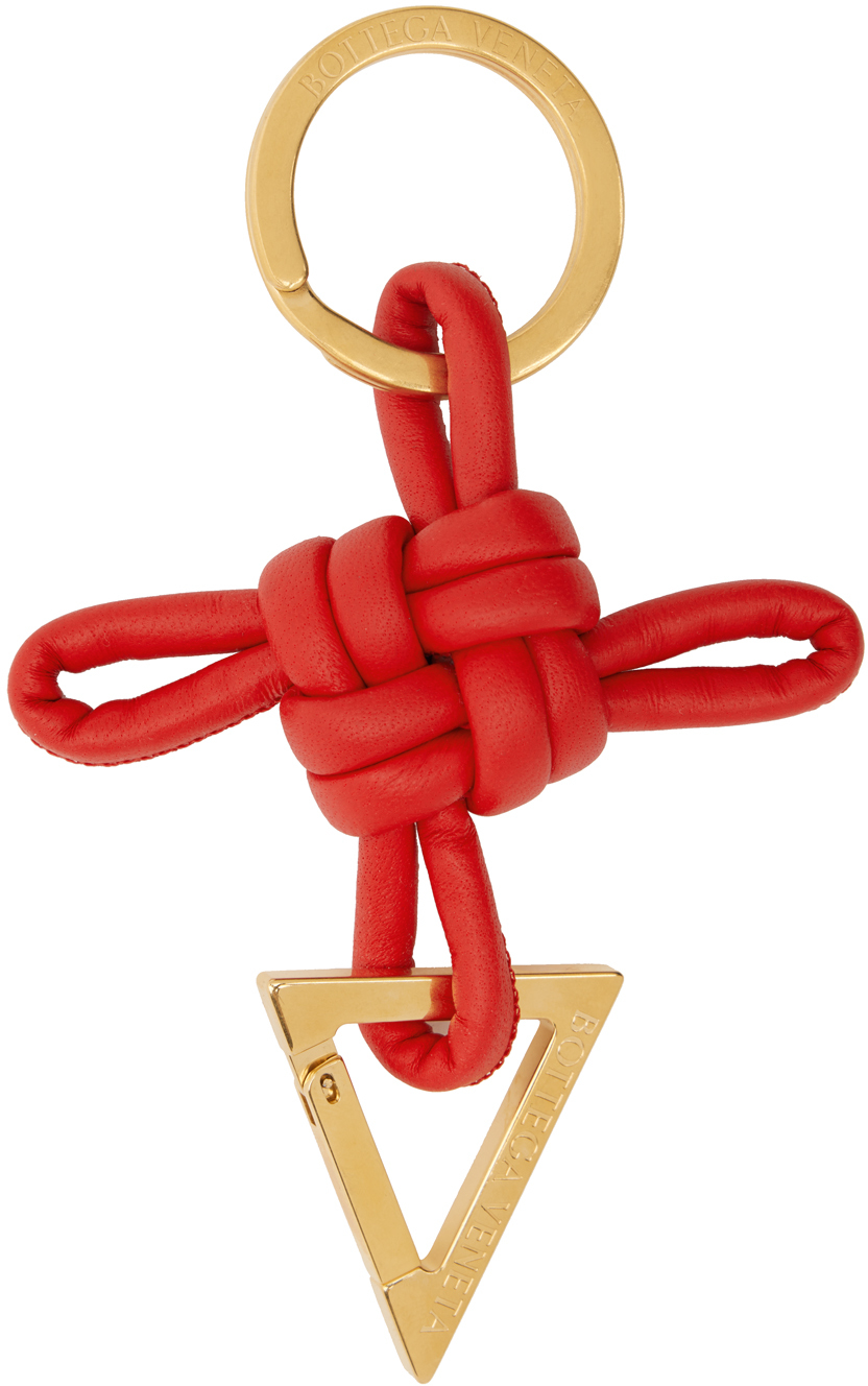 Red Triangle Key Ring
