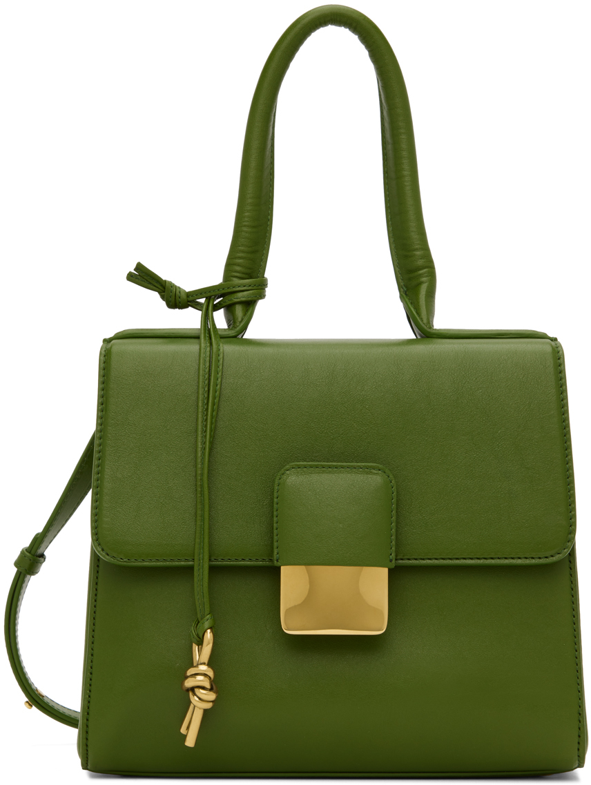 Bottega Veneta Green Medium Desiree Bag In 3150 Avocado M Brass