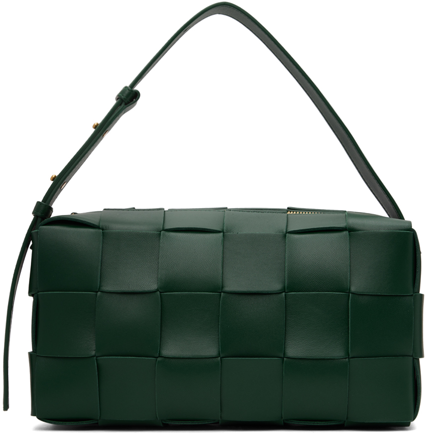 Bottega Veneta Green Brick Cassette Bag