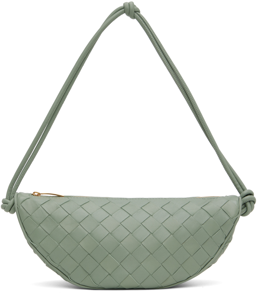 Green Pouch On Strap Bag