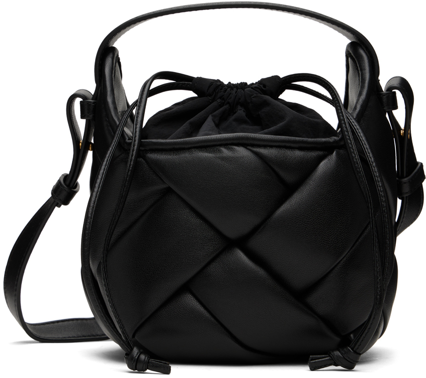 Bottega Veneta: Black Small Helmet Bag   SSENSE Canada