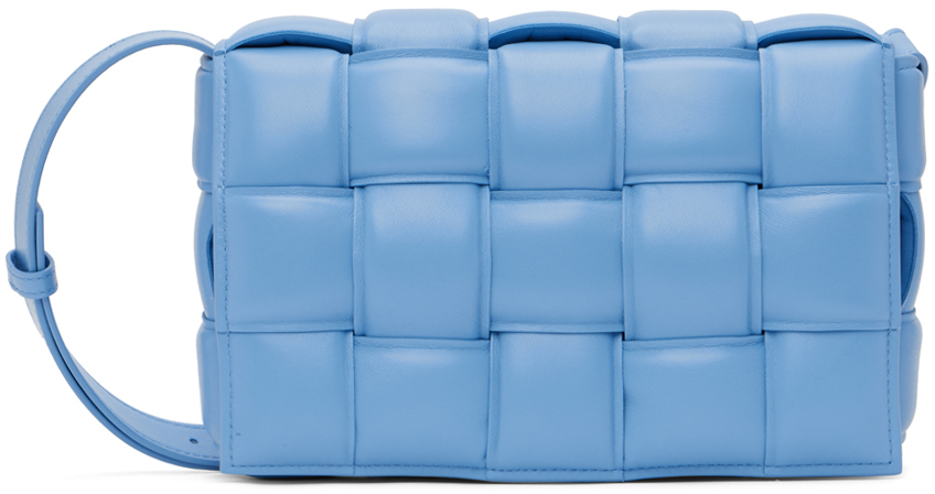 Bottega Veneta Blue Padded Cassette Shoulder Bag
