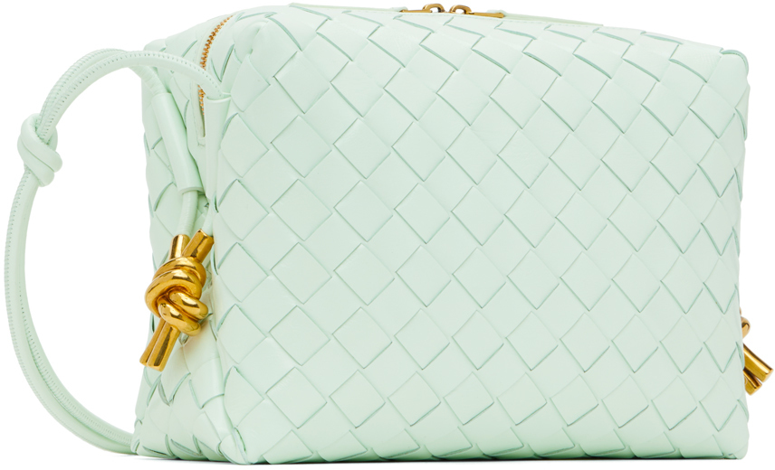 Bottega Veneta Green Small Loop Camera Bag In 1824 Glacier Muse Br