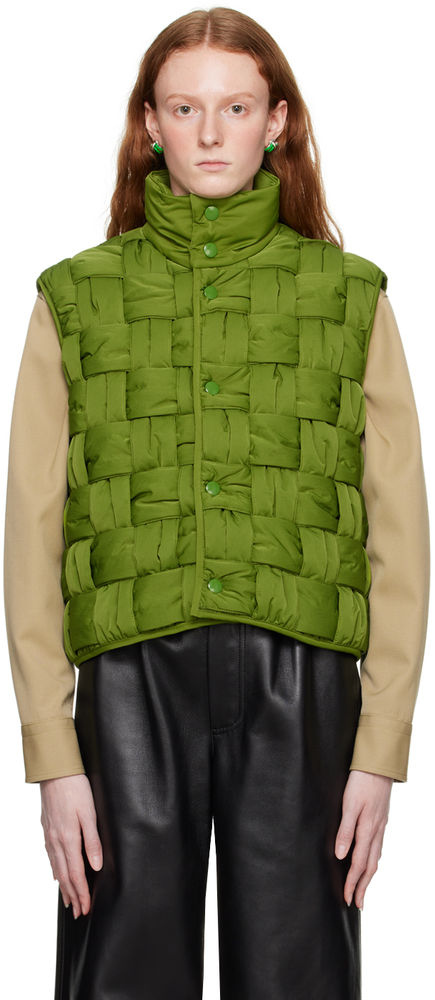 Green Intreccio Vest
