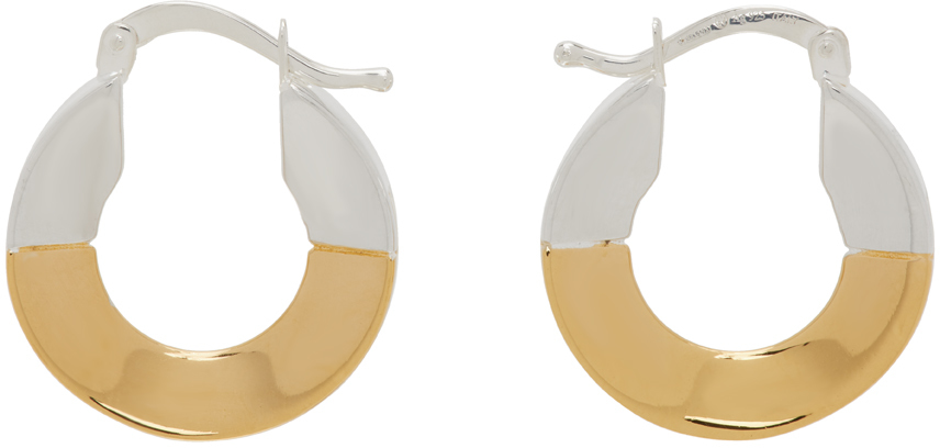 Gold & Silver Hoop Earrings