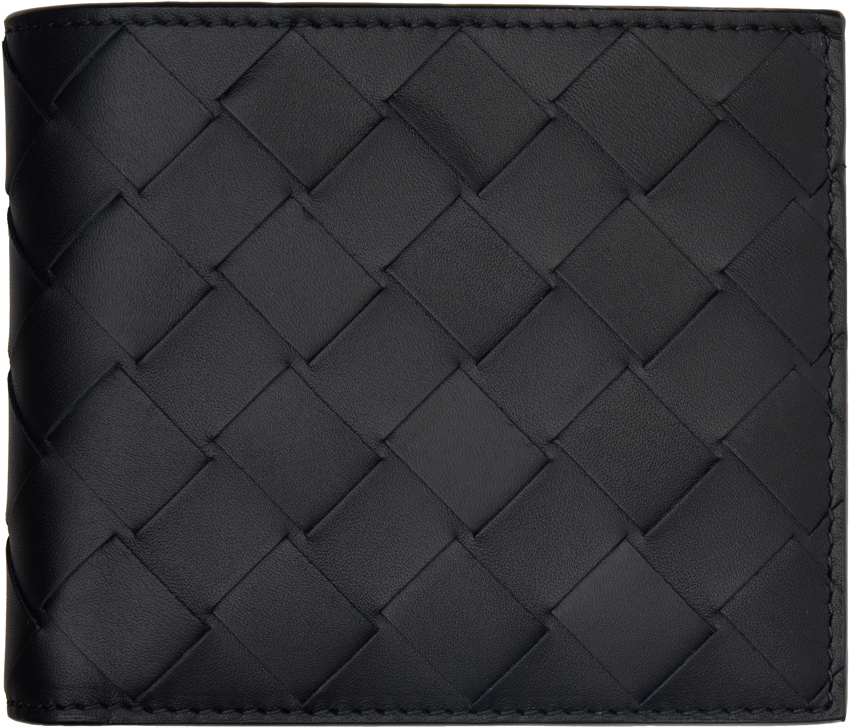 Bottega Veneta Black Bi-Fold Wallet