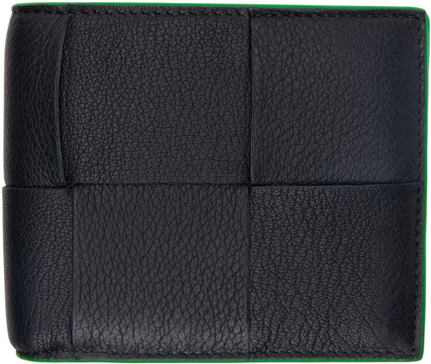 Black & Green Bi-Fold Wallet