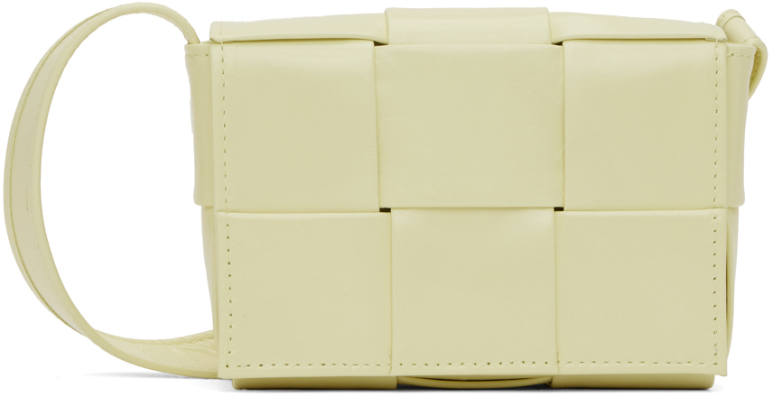 Bottega Veneta Yellow Candy Cassette Messenger Bag