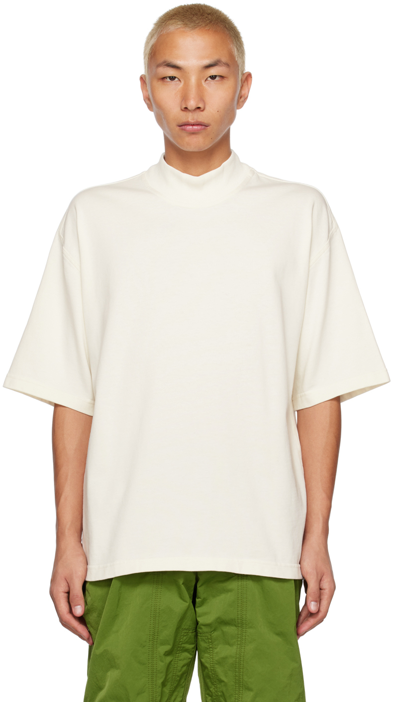 Bottega Veneta: White Heavy T-Shirt | SSENSE Canada