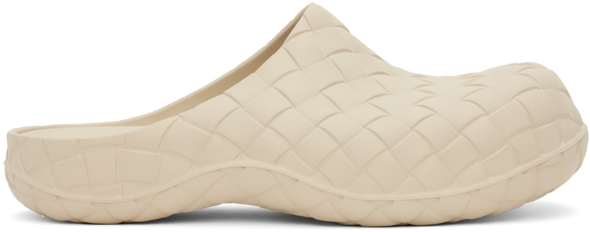 BOTTEGA VENETA Beebee クロッグ Bottega Veneta: Beige Beebee Clogs | SSENSE