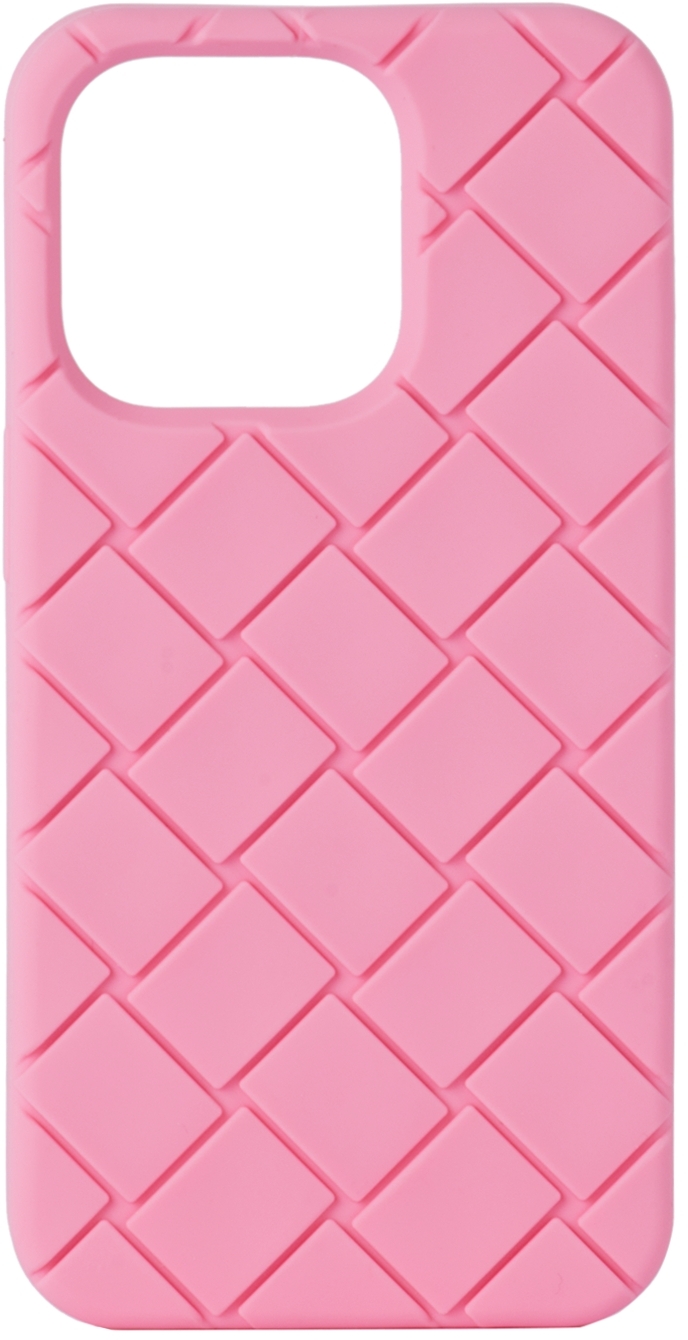 Pink Intreccio iPhone 14 Pro Case