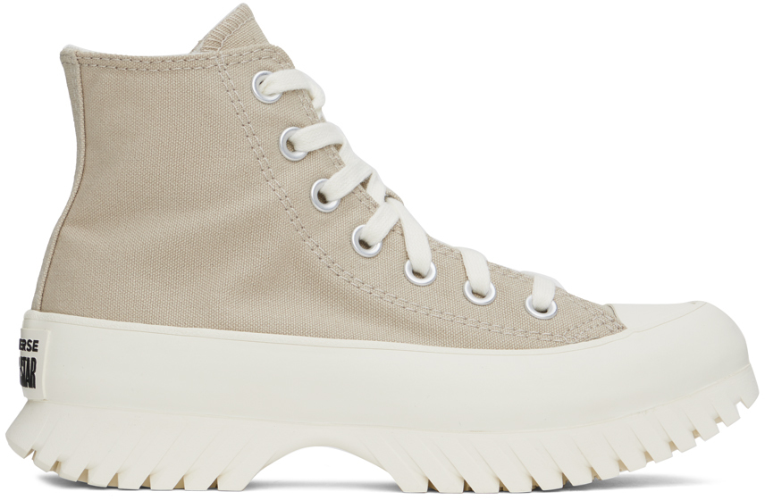 Bourgondië Diversen Stijgen Converse: Beige Chuck Taylor All Star Lugged 2.0 Seasonal Color Sneakers |  SSENSE