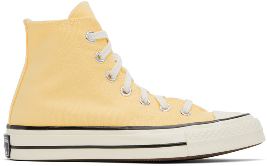 Converse Yellow Chuck 70 Seasonal Color Sneakers In Sunny Oasis/egret/bl