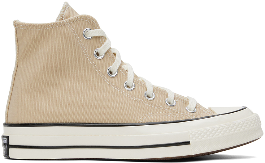 Beige Chuck 70 Vintage Sneakers by Converse on Sale