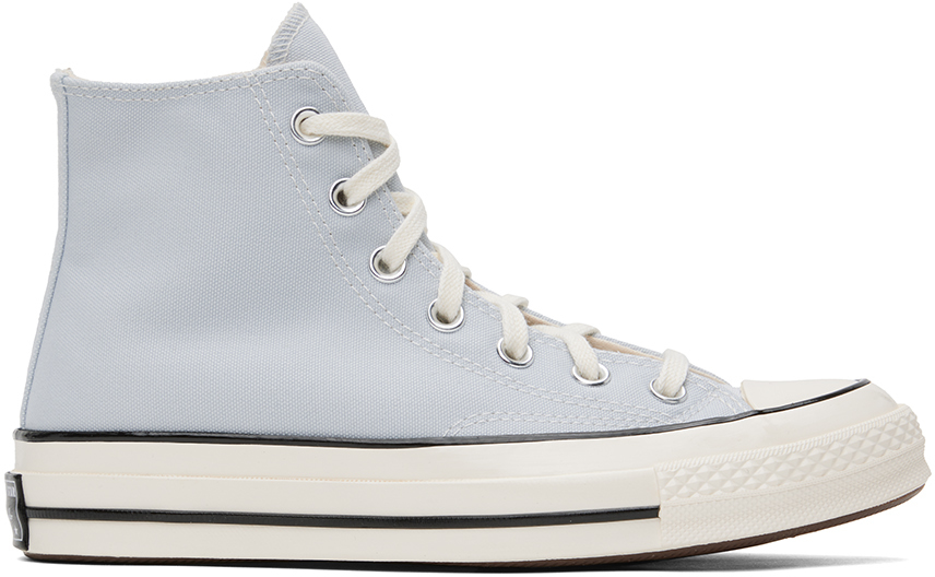 Converse Blue Chuck 70 Vintage Sneakers In Ghosted/egret/black