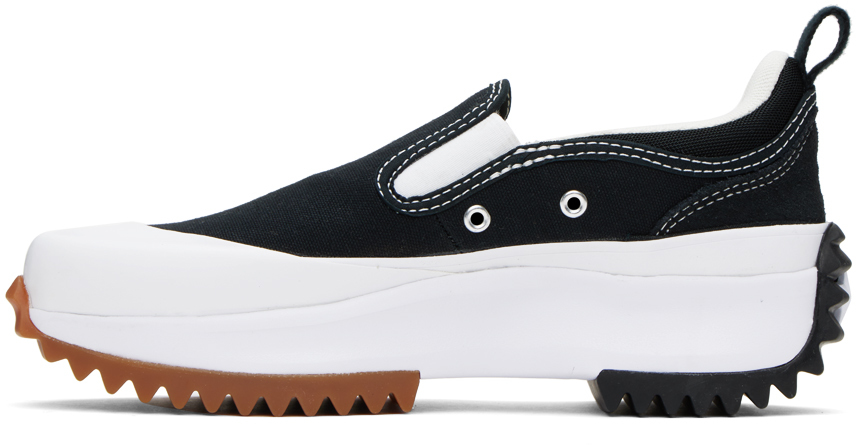 Converse Black & White Run Star Hike Sneakers In Black/black/white