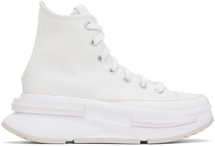 White Run Star Legacy CX High Top Sneakers by Converse on Sale