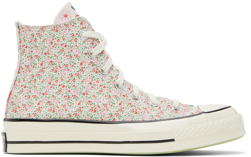 Converse Pink Chuck 70 Fruits & Florals Sneakers In Decade Pink/egret/eg