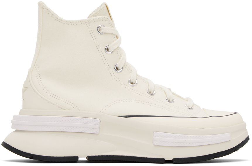Converse Off-white Run Star Legacy Cx Sneakers In Egret/black/white