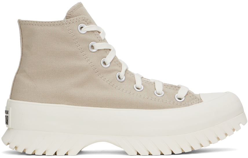 han flod stamtavle Converse: Beige Chuck Taylor All Star Lugged 2.0 Seasonal Color Sneakers |  SSENSE
