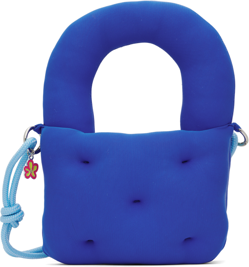 Marshall Columbia Blue Mini Plush Bag In Royal