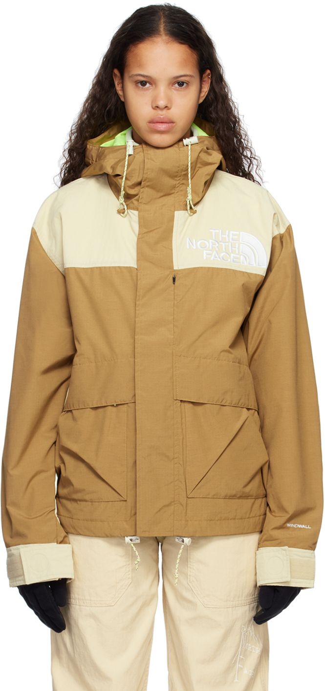 Shop The North Face Brown & Beige '86 Low-fi Hi-tek Mountain Jacket In 92q Utility Brown/gr