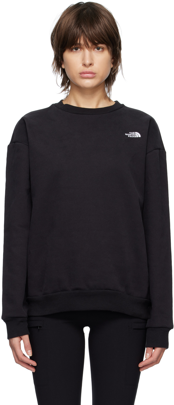 The North Face Black Embroidered Sweatshirt