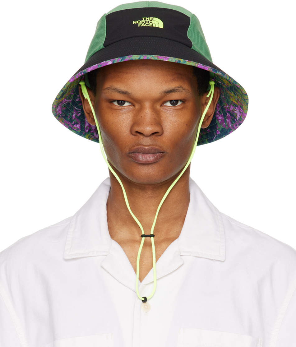 Dapperheid Inademen Chronisch Green & Black TNF Run Bucket Hat by The North Face on Sale