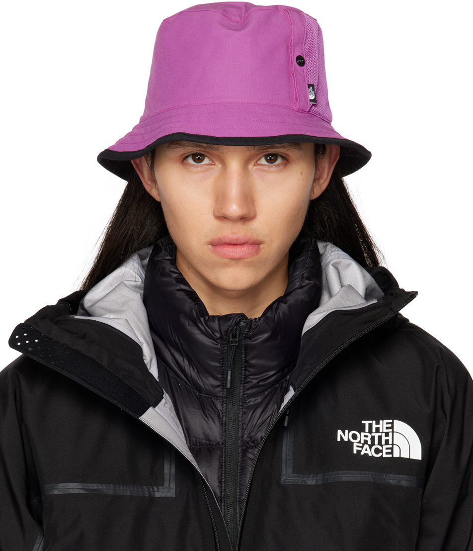 The North Face Reversible Purple Class V Bucket Hat In Yv3 Purple Cactus Fl