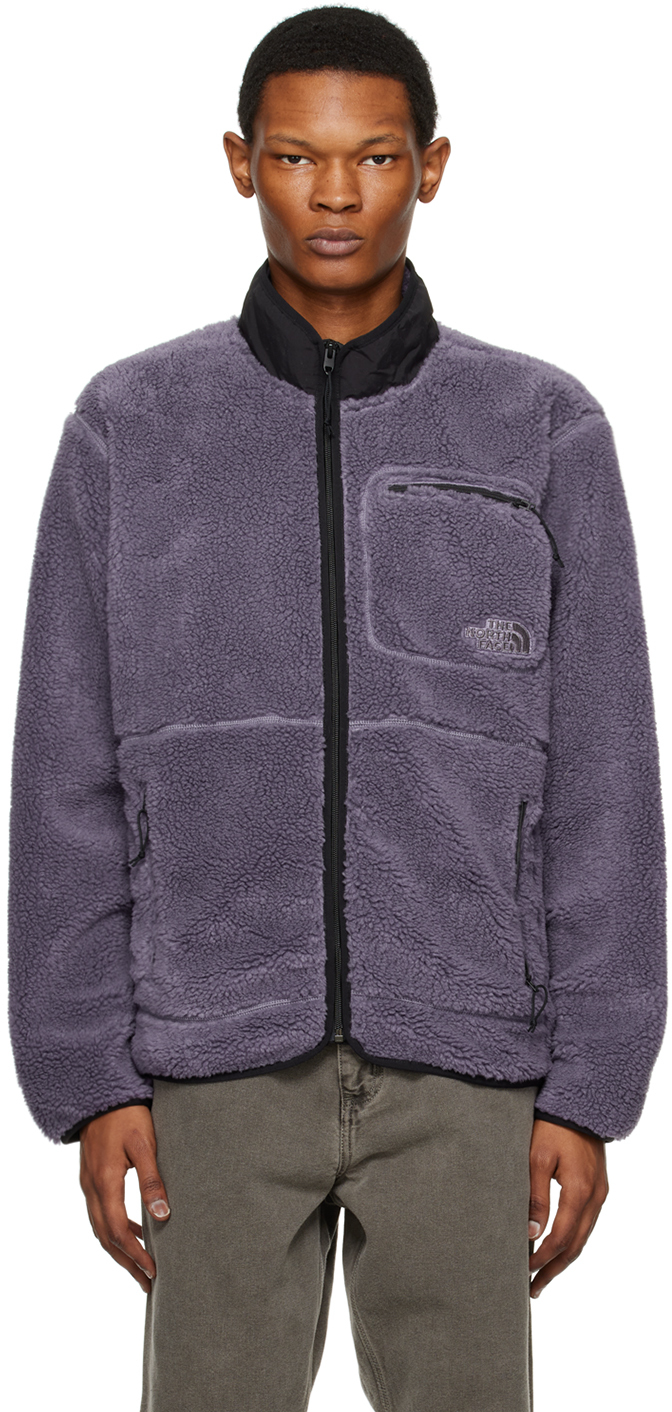 The North Face Purple Extreme Pile Jacket In N14 Lunar Slate