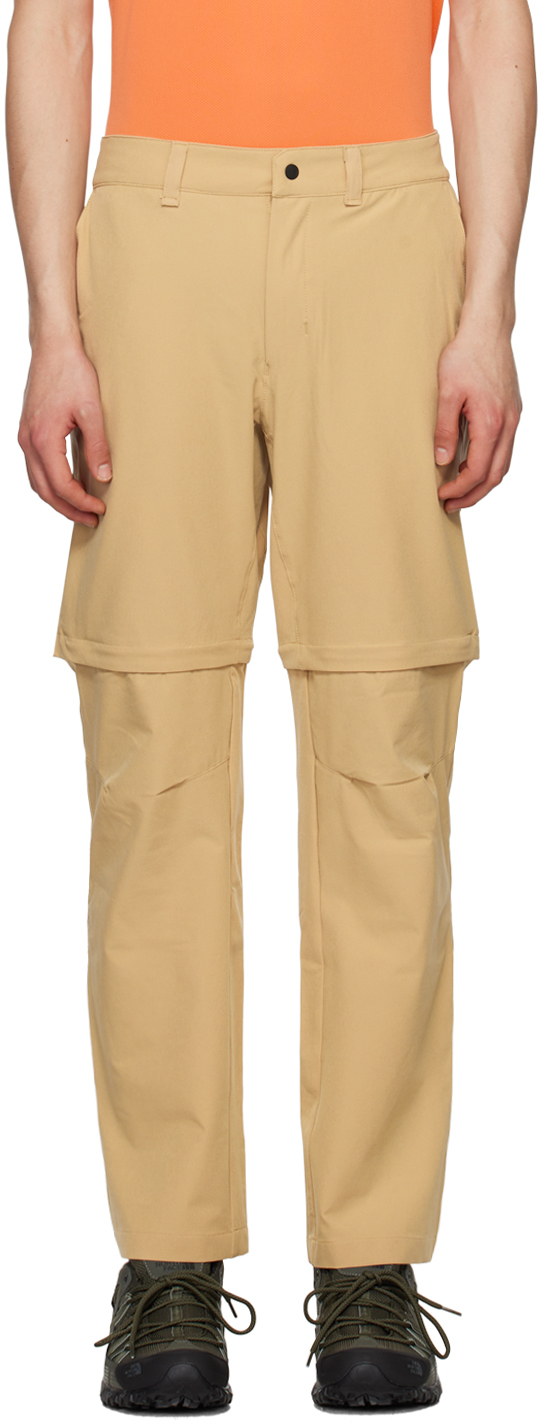 The North Face Beige Paramount Trousers In Lk5 Khaki Stone