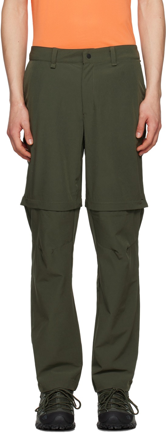 Shop The North Face Khaki Paramount Trousers In 21l New Taupe Green