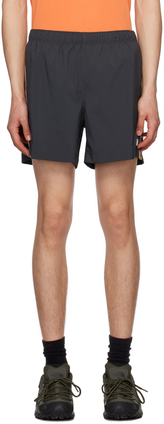 The North Face Gray Elevation Shorts In 0c5 Asphalt Grey