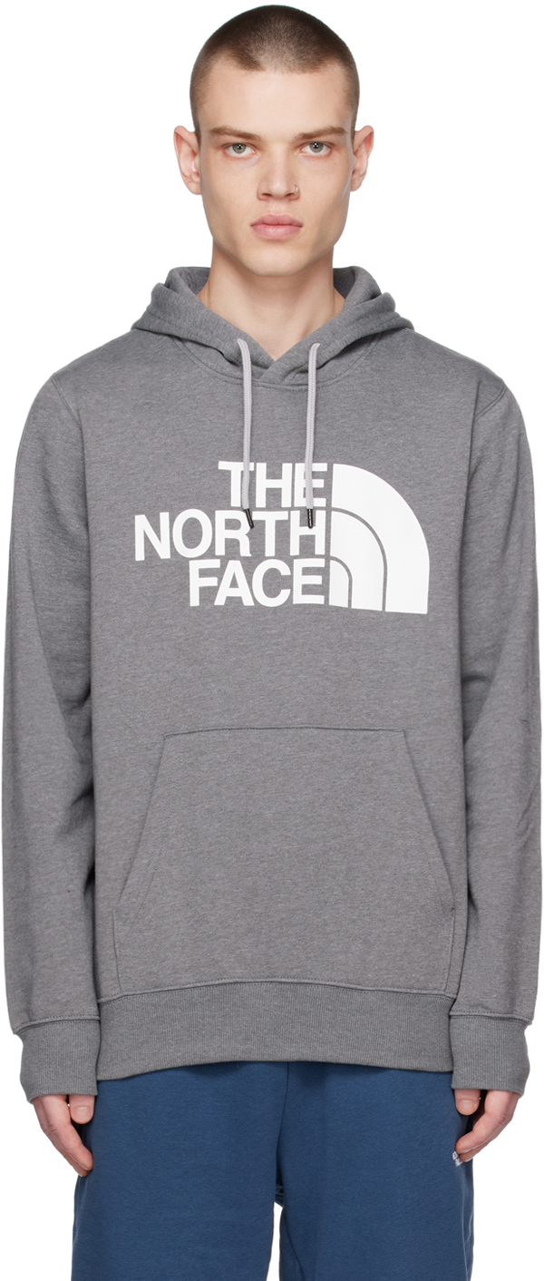 The North Face Half Dome Logo Hoodie Sweatshirt In Tnf Medium Grey ...