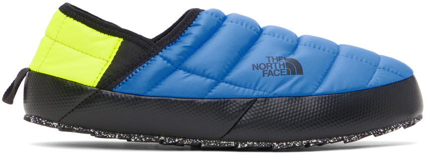 The North Face Blue ThermoBall Traction Mule V Slippers