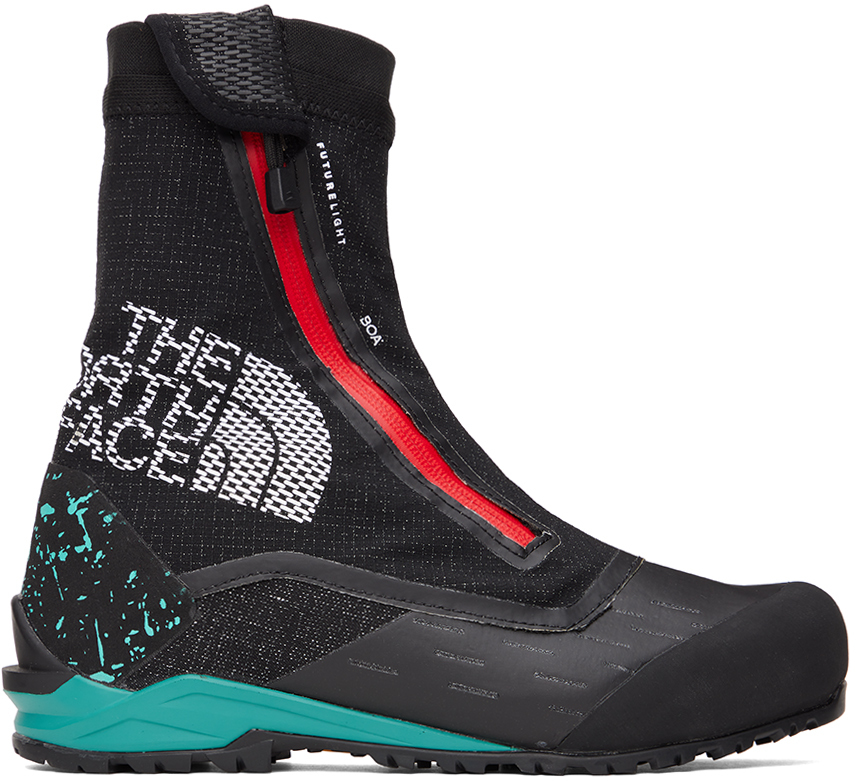 The North Face Black Summit Cayesh Boots In Kx9 Tnf Black/tnf Re