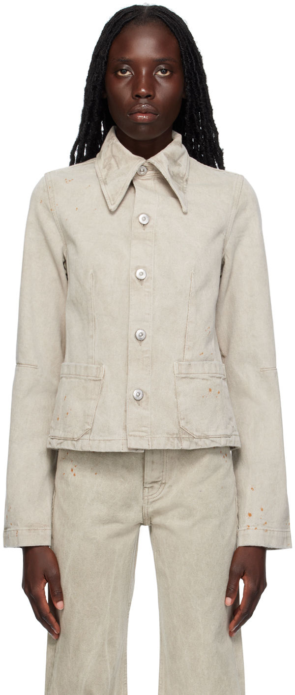 OUR LEGACY GRAY UNION DENIM JACKET