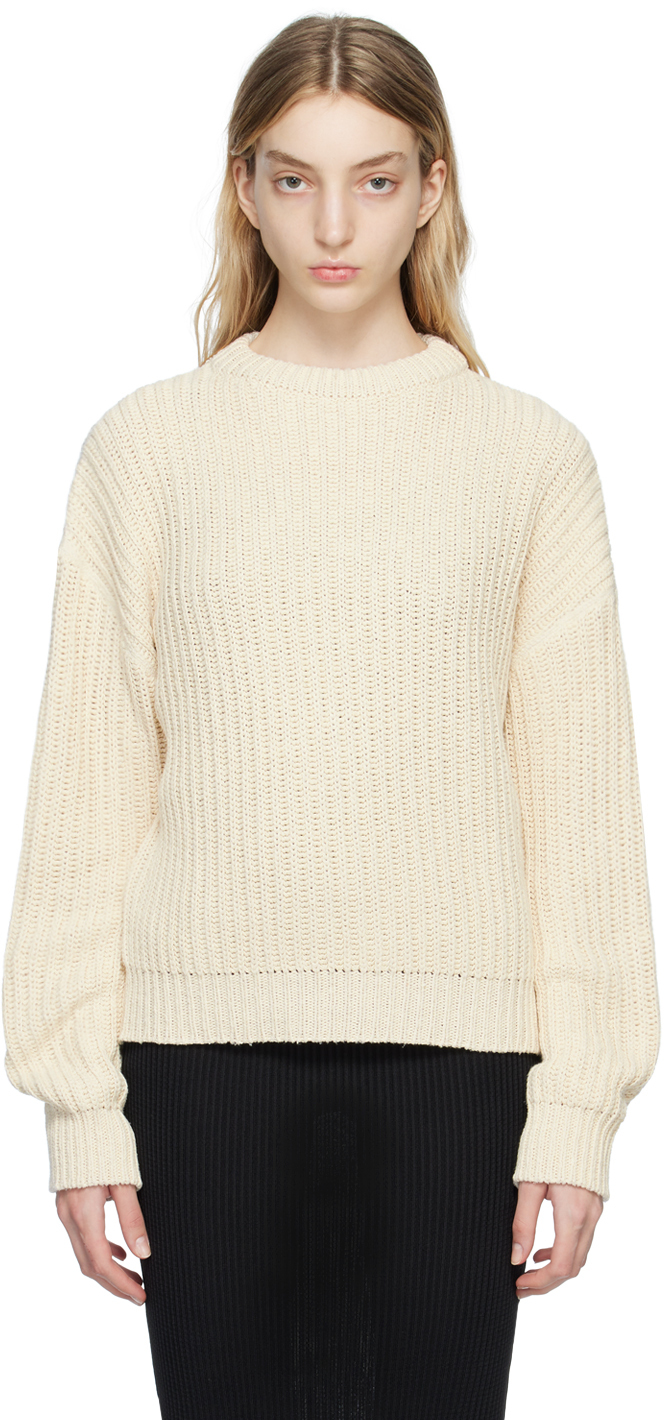 Shop Our Legacy Off-white Sonar Sweater In Naturelle Pure Silk