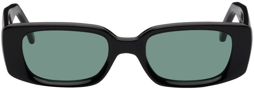 Our Legacy Black Samhain Sunglasses In Infinite Black | ModeSens
