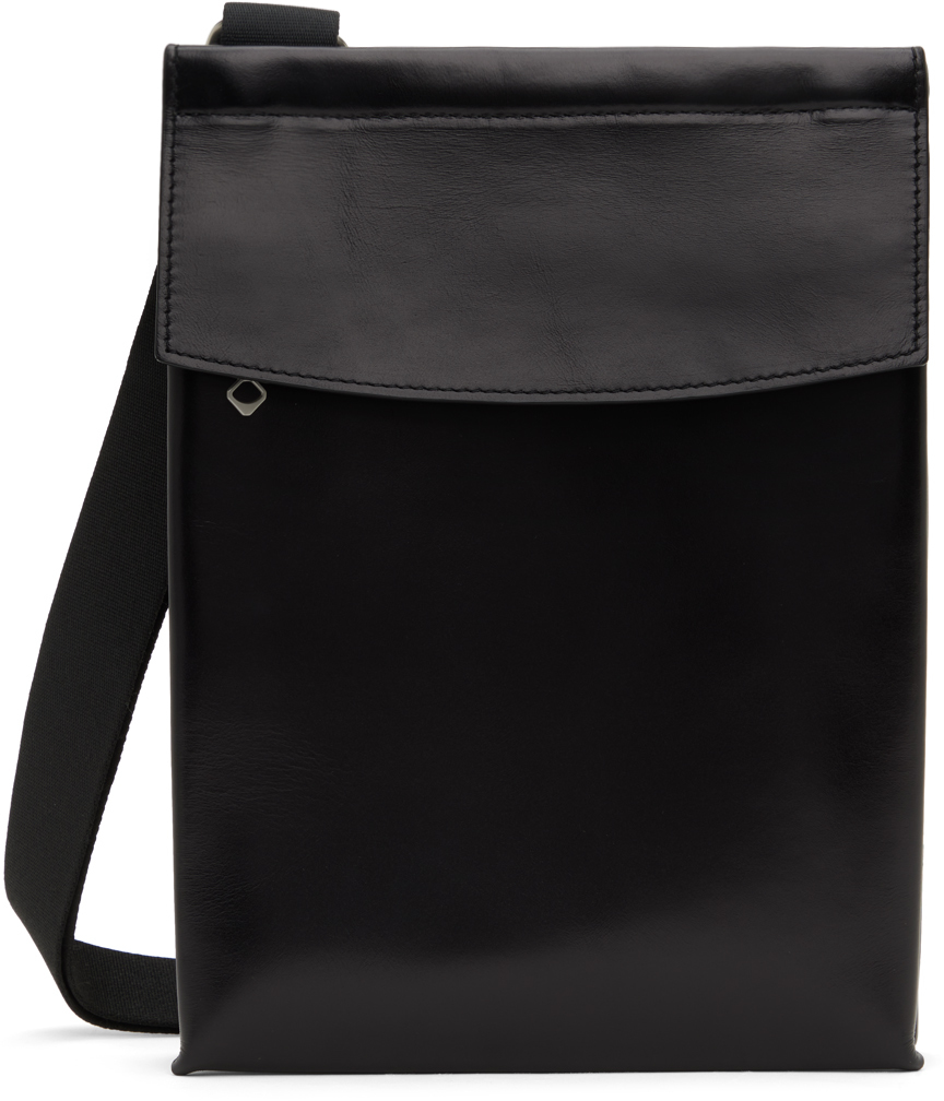 Our Legacy Black Aamon Bag In Aamon Black Leather