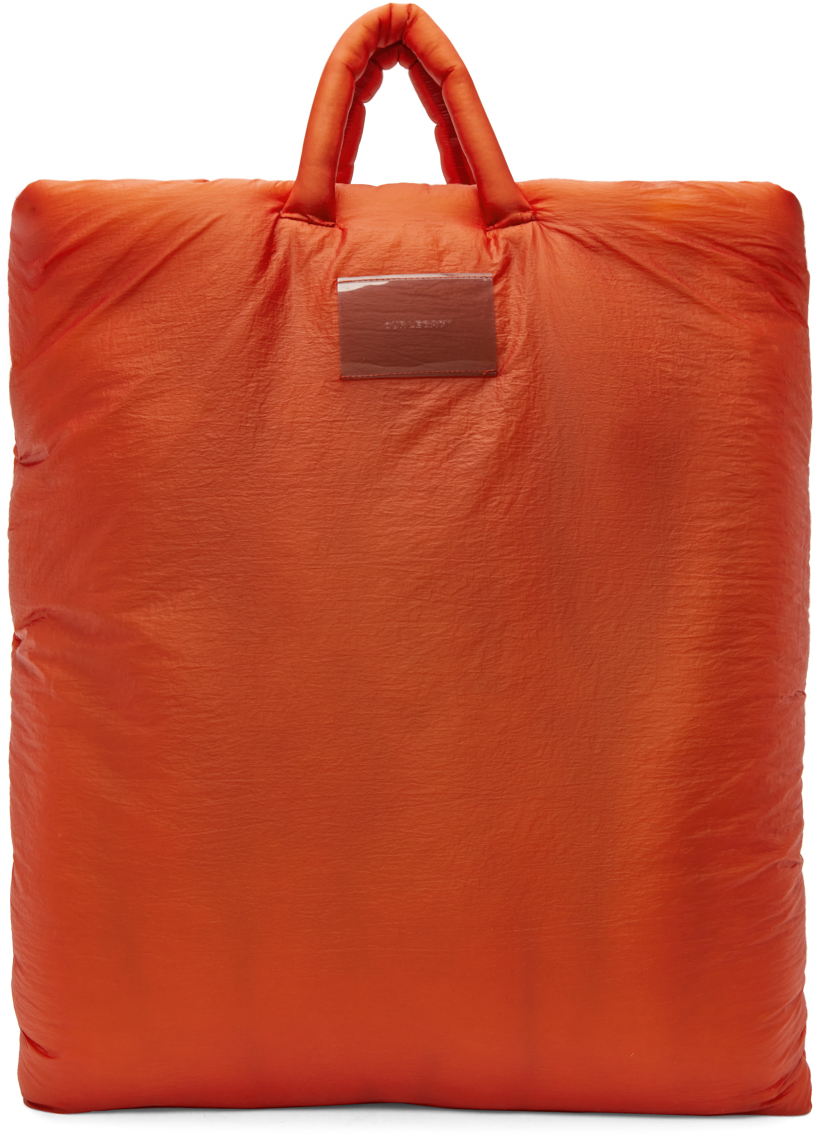 Our Legacy Big Pillow Tote In Orange