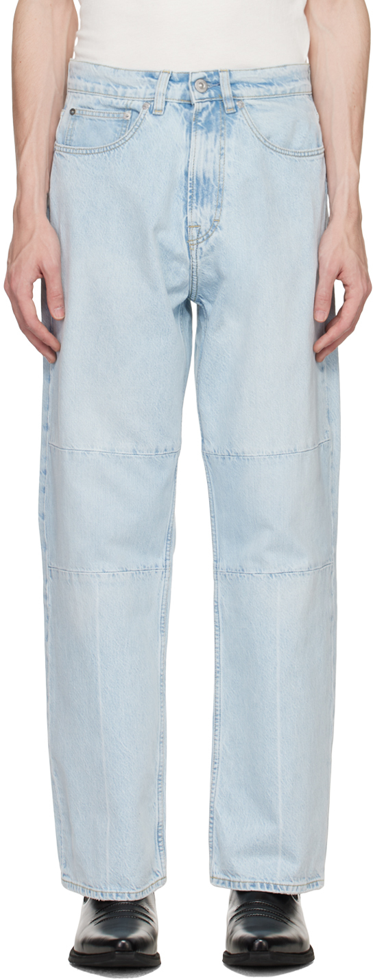 Our Legacy: Blue Extended Third Cut Jeans | SSENSE Canada