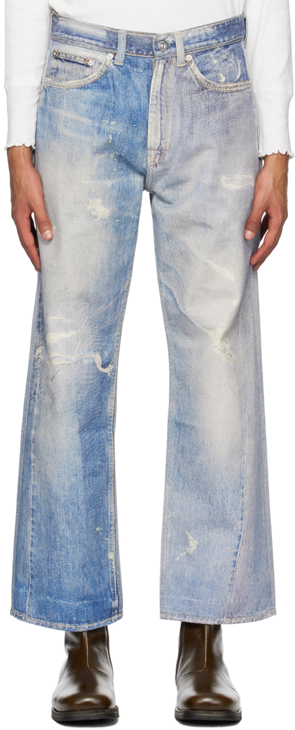 Blue Third Cut Jeans