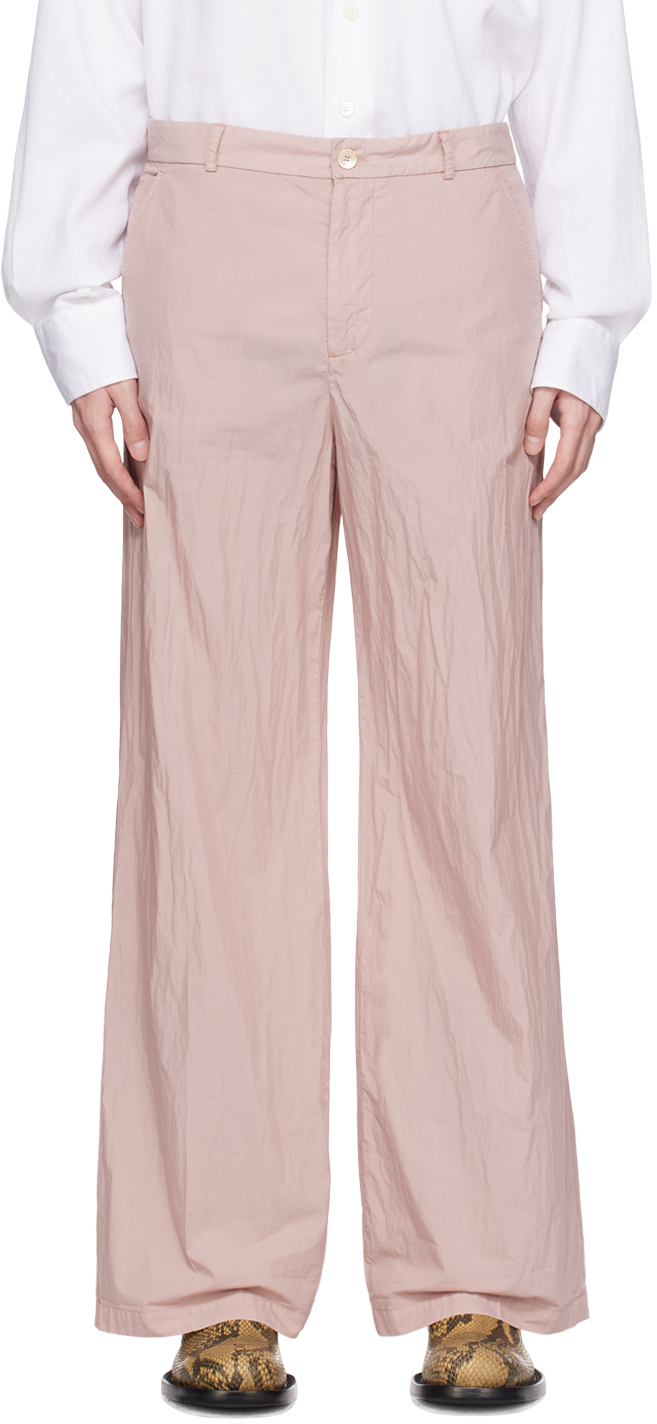 Our Legacy Wide-leg Trousers In Pink