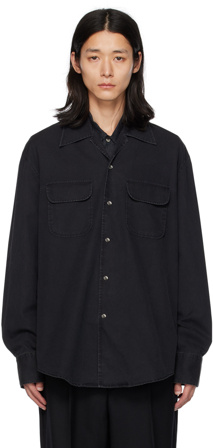 Our Legacy: Black Poco Shirt | SSENSE Canada