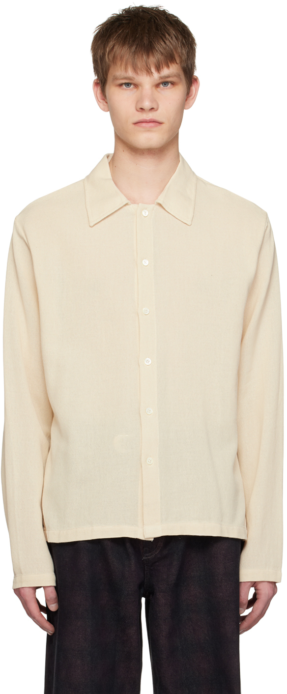 Our Legacy Isola Cotton Shirt In Neutrals